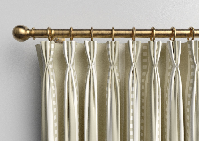 The British Stripe Co. Edgar, Dover No.1 - Made to Measure Curtains - Image 11